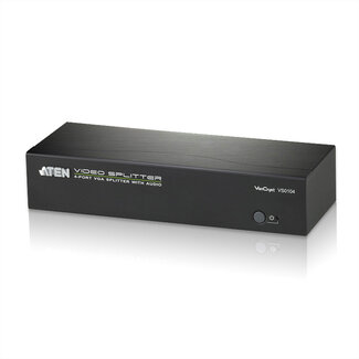 Aten ATEN VS0104 VGA Video Splitter, 450MHz, Audio, RS232, 4-voudig