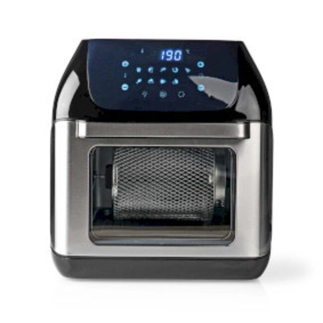 Heteluchtfriteuse | 12 l | Tijdschakelaar: 60 min | Aantal vooraf ingestelde programma's: 9 | Digitaal | Zwart