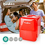 Draagbare Minikoelkast | 4 l | 12 V DC / 100 - 240 V AC | Rood