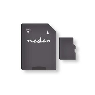 Nedis Geheugenkaart | microSDXC | 128 GB | Schrijfsnelheid: 90 MB/s | Leessnelheid: 45 MB/s | UHS-I | SD-adapter inbegrepen