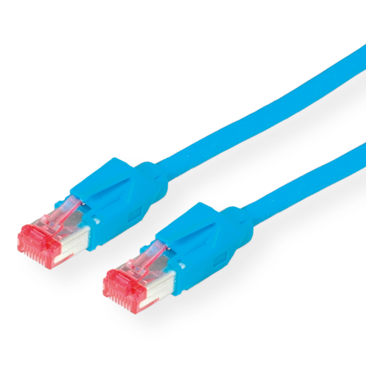 Datwyler ROLINE Cat6 1m. Snoerlengte: 1 m, Kabel standaard: Cat6, Kabelafscherming: S/FTP (S-STP), Aansluiting 1: RJ-45, Aansluiting 2: RJ-45