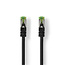 CAT7 Netwerkkabel | S/FTP | RJ45 Male | RJ45 Male | 10.0 m | Snagless | Rond | LSZH | Zwart | Envelop
