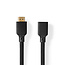 Ultra High Speed ​​HDMI™-Kabel | HDMI™ Connector | HDMI™ Female | 8K@60Hz | 48 Gbps | 2.00 m | Rond | 7.9 mm | Zwart | Envelop