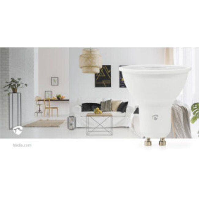 SmartLife Multicolour Lamp | Zigbee 3.0 | GU10 | 345 lm | 4.7 W | RGB / Warm tot Koel Wit | 2200 - 6500 K | Android™ / IOS | Spot | 1 Stuks