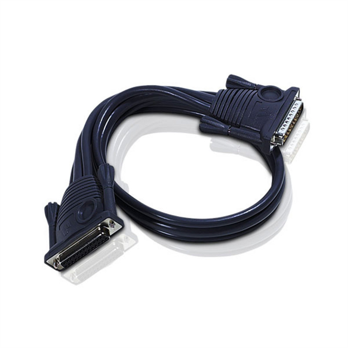 Aten 2L1701 seriële kabel Zwart 1,8 m DB-25