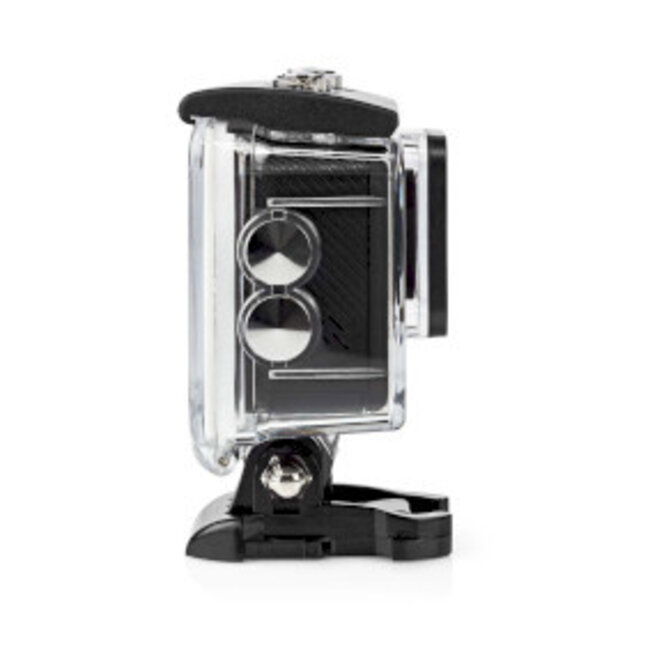 Action Cam | Dubbel scherm | 4K@30fps | 16 MPixel | Waterbestendig tot: 30.0 m | 90 min | Wi-Fi | App beschikbaar voor: Android™ / IOS | Mounts inbegrepen | Zwart