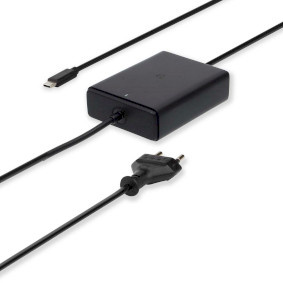 Notebook-Adapter - GaN - 45 W - 5 / 9 / 12 / 15 / 20 V DC - 2.25 / 2.33 / 2.92 / 3.0 A - Gebruikt voor: Notebook / Smartphone / Tablet - Euro / Type-C (CEE 7/16)