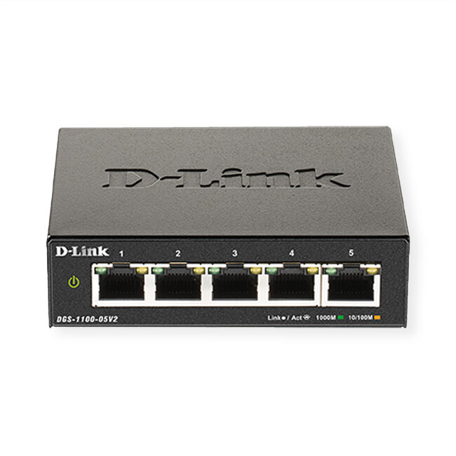 D-Link DGS-1100-05V2 Gigabit Smart Managed Switches