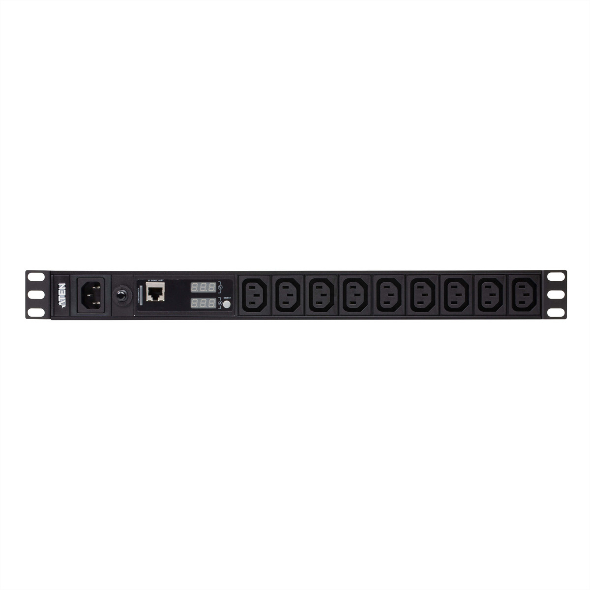 Aten Basis 1U PDU met meter. PDU types: Basis, Gemeten, Rackcapaciteit: 1U, Kleur van het product: Zwart. Aantal AC uitgangen: 9 AC-uitgang(en), Stopcontacttypes: C13 stekker, Stek