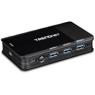 Trendnet TRENDnet TK-U404 4-Port Sharing Switch 4 PC/1 Gebruiker USB 3.1