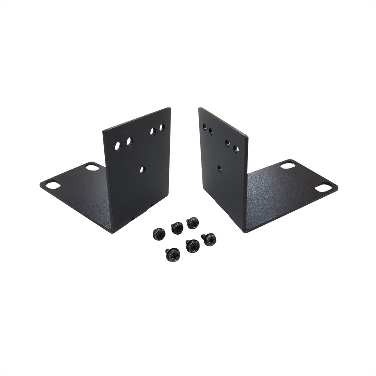 Aten 2/4-poorts veilige KVM-rek-Installatiepakket voor enkelvoudig scherm. Soort: Montagebeugel, Kleur van het product: Zwart, Compatibiliteit: CS1844, CS1842, CS1942DP, CS1944DP,