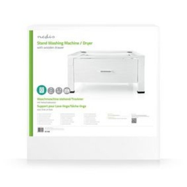 Verhoger voor Wasmachine en Wasdroger | Lade | 150 kg | Wit