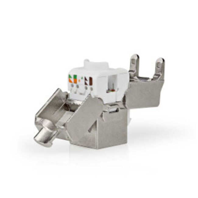 Keystone | CAT6a | RJ45 Female | S/FTP | Metaal | Doos
