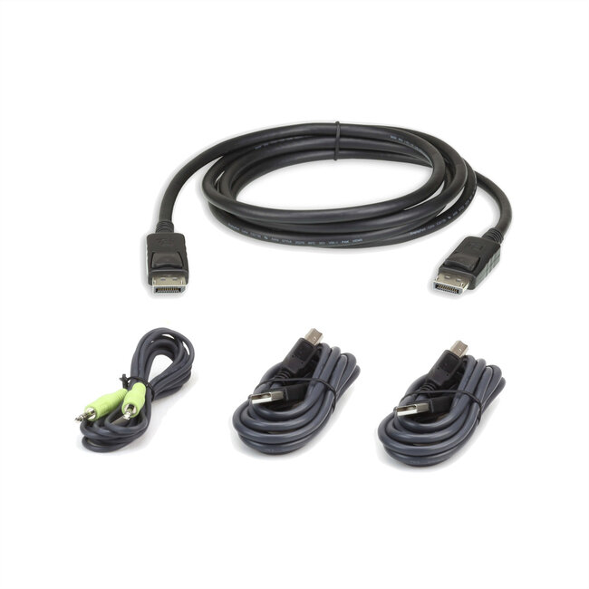 ATEN 2L-7D03UDPX4 USB DisplayPort Secure KVM Kabelset 3m