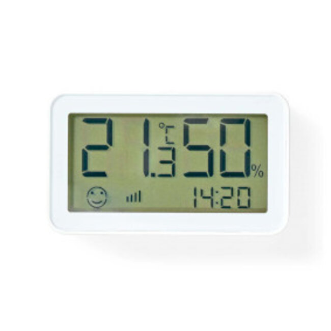 SmartLife Klimaatsensor | Zigbee 3.0 | Batterij Gevoed | Android™ / IOS | Wit