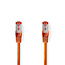 CAT6 Netwerkkabel | RJ45 Male | RJ45 Male | S/FTP | 0.50 m | Rond | LSZH | Oranje | Label