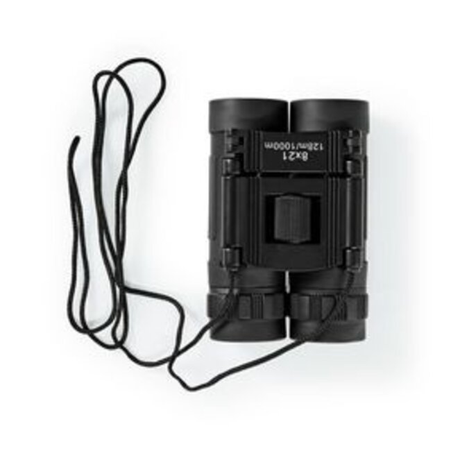 Verrekijker | Vergroting: 8 x | Diameter objectieflens: 21 mm | Gezichtsveld: 128 m | Inclusief reistas | Zwart