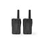 Walkie talkie Set | 2 Handsets | Tot 10 km | Frequentiekanalen: 8 | PTT / VOX | tot 6 uur | Oplaadstation inbegrepen | Koptelefoonoutput | Zwart