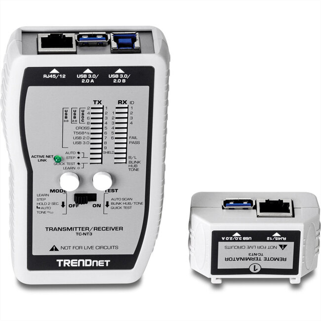 TRENDnet TC-NT3 VDV- en USB-kabeltester