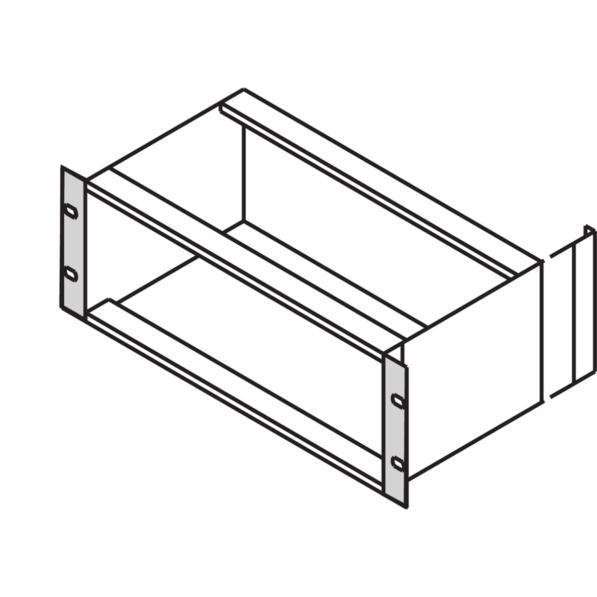 Schroff 24564797 19 modulesteunen Meerdere kleuren 2 stuk(s)