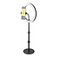 Ringlicht | 10 inch | 120 LED's | 2700 - 6700 K | Bureau | Zwart