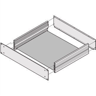Schroff SCHROFF MultipacPRO Montageplaat, Diepte 330 mm