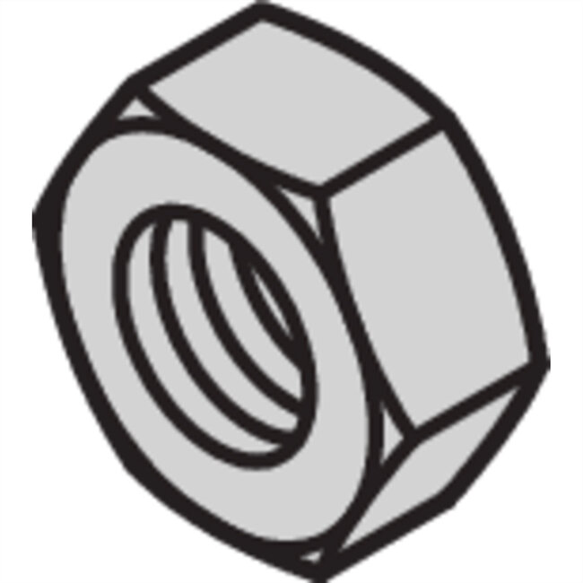 SCHROFF Zeskantmoer, M2,5