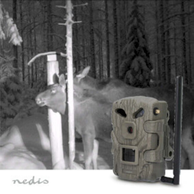 Wildlife Camera | 1080p@30fps | 30.0 MPixel | 2 MPixel CMOS | IP66 | Black No-Glow IR | Night vision | Viewing angle: 50 ° | Motion sensor | Detection angle: 50 ° | Detection range: 20 m | LCD Screen | Green