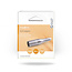 XLR-Adapter | XLR 3-Pins Male | 6,35 mm Female | Vernikkeld | Recht | Metaal | Zilver | 10 Stuks | Doos