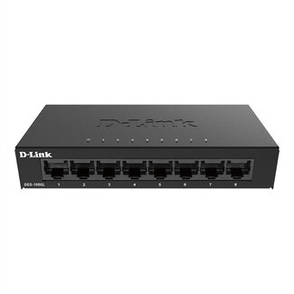 D-Link D-Link DGS-108GL/E 8-Poorts Gigabit Switch Light , Layer2 zonder IGMP