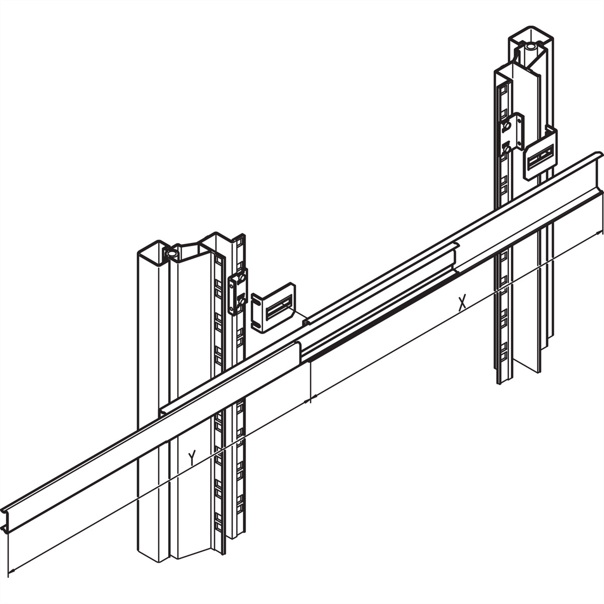 Schroff 21120194 19 inch Montagemateriaal