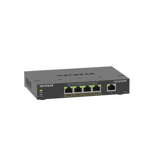 NETGEAR Netgear GS305EPP Managed L2/L3 Gigabit Ethernet (10/100/1000) Power over Ethernet (PoE) Zwart