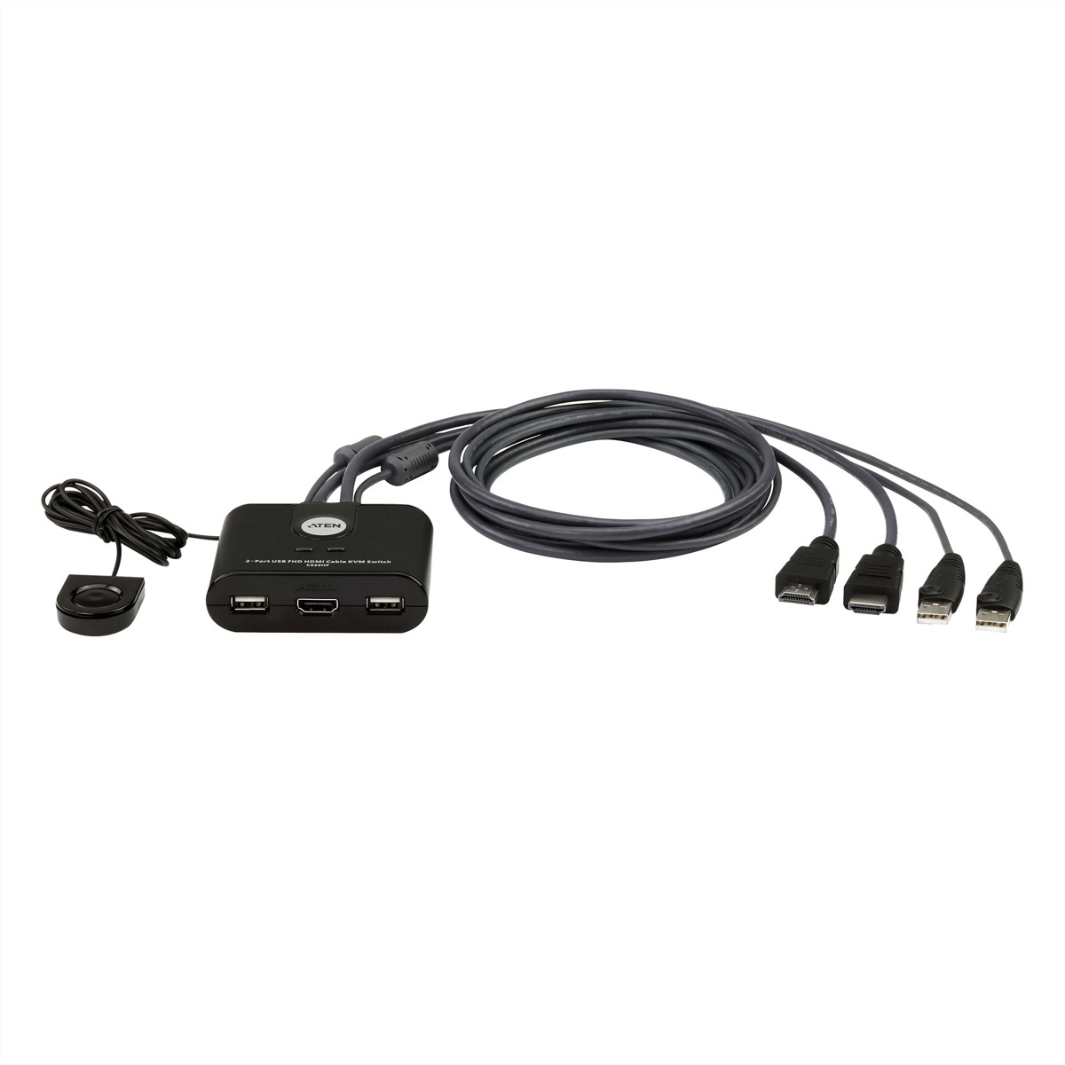 Aten ATEN KVM Switch CS22U-HF 2 Port USB/HDMI Kabel