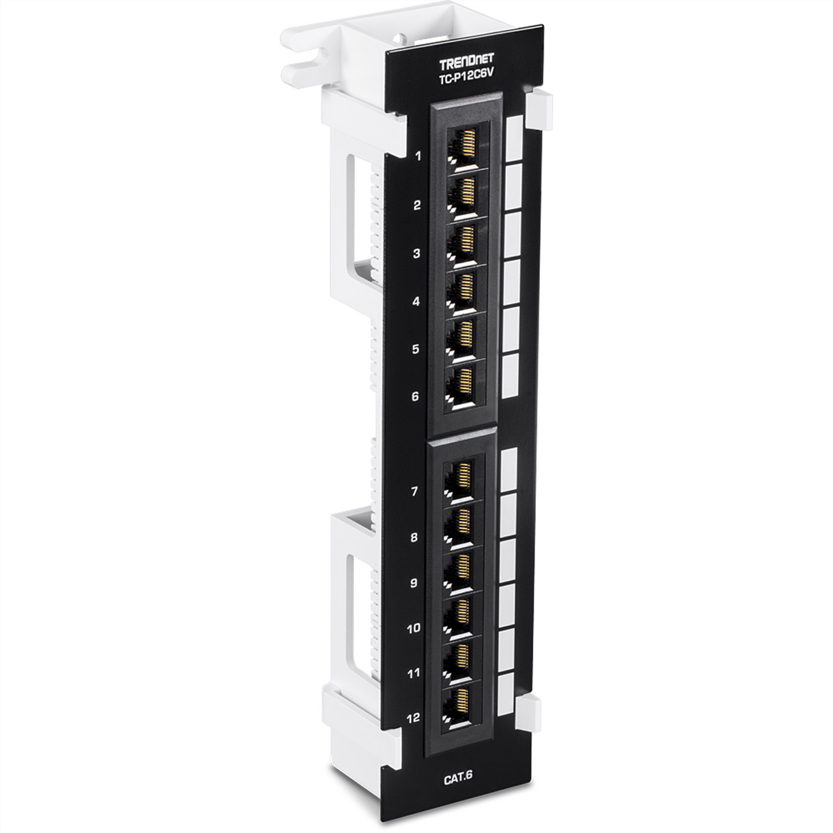 TrendNet TC-P12C6V Netwerk-patchpaneel 12 poorten CAT 6