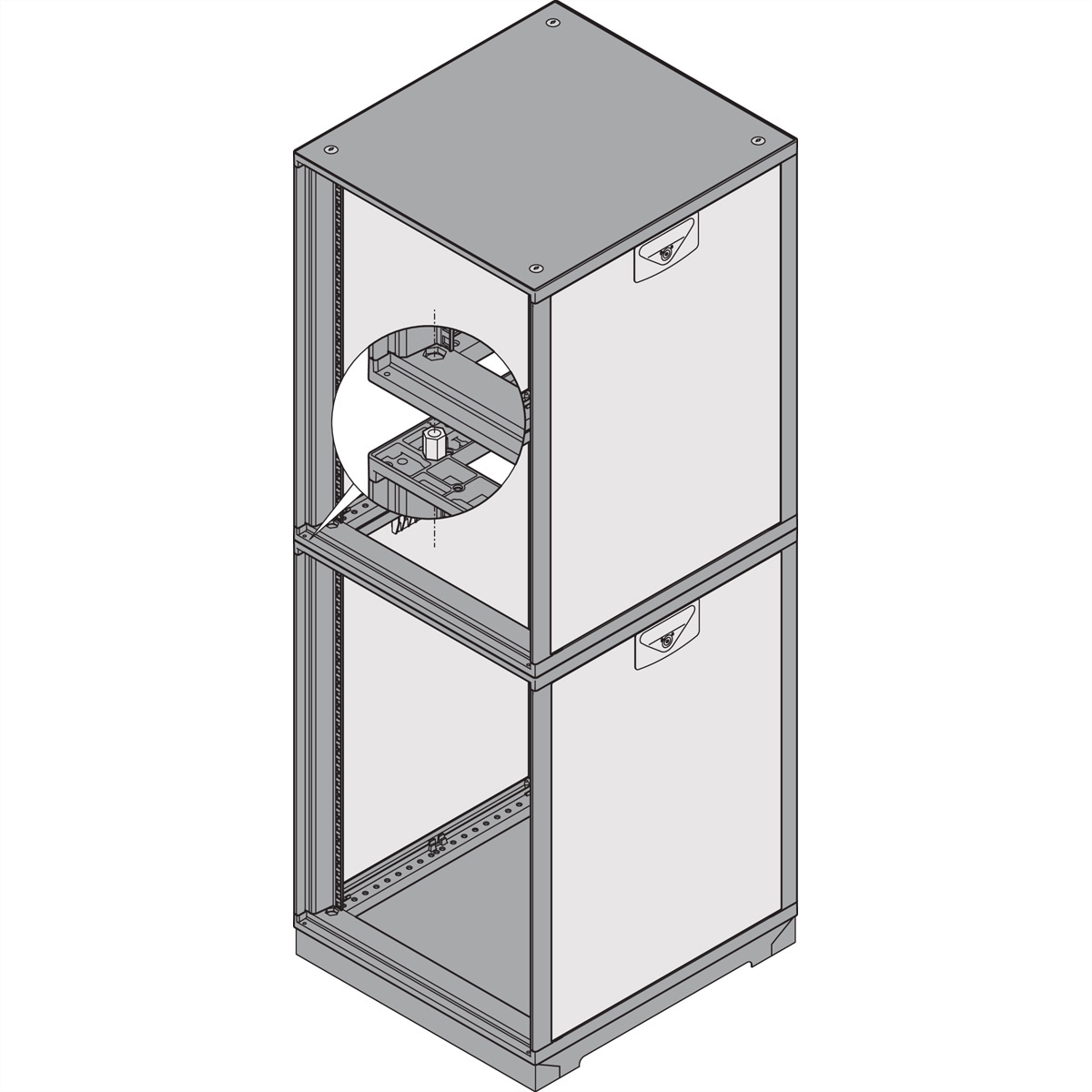 Schroff 27230112 Apparaatbodem inbouwkit 2 stuk(s)