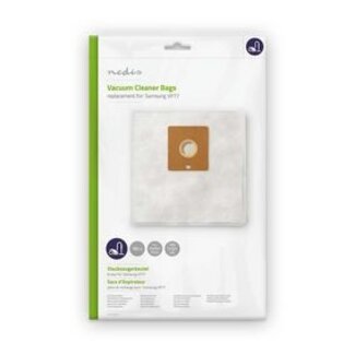 Nedis Stofzuigerzak | 10 Stuks | Synthetisch | Meest verkocht voor: Samsung VP77 | Wit