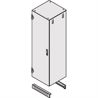 Schroff SCHROFF Varistar Stationaire basis/plint, geperforeerd voor/achter, 600W