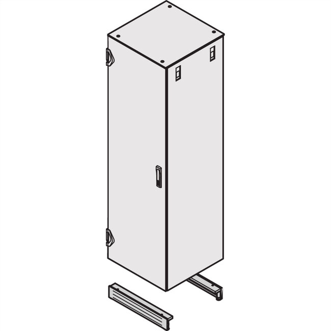 SCHROFF Varistar Stationaire basis/plint, geperforeerd voor/achter, 600W