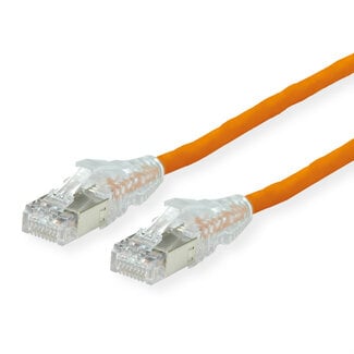 Dätwyler DÄTWYLER Patchkabel Kat.6A (Class EA) S/FTP, CU 7702 flex LSOH, AMP v2, orange, 5 m