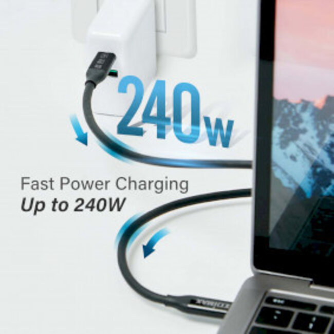 USB4/Thunderbolt3 Cable, 40G, 1meter, Type C to Type C