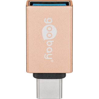 Goobay Goobay USB-C™/USB-A 3.0 OTG SuperSpeed ​​Adapter for Charging Cables, gold