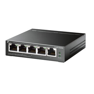 TP-LINK TECHNOLOGIES TP-Link TL-SG105MPE netwerk-switch L2 Gigabit Ethernet (10/100/1000) Power over Ethernet (PoE) Zwart