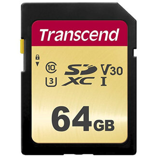 TRANSCEND INFORMATION Transcend 64GB, UHS-I, SD flashgeheugen SDXC Klasse 10