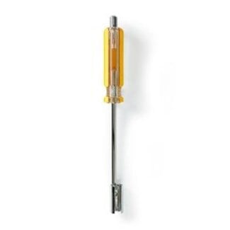 Nedis Antennekabel Installatiegereedschap | Screw Driver | Geel / Transparant | ABS