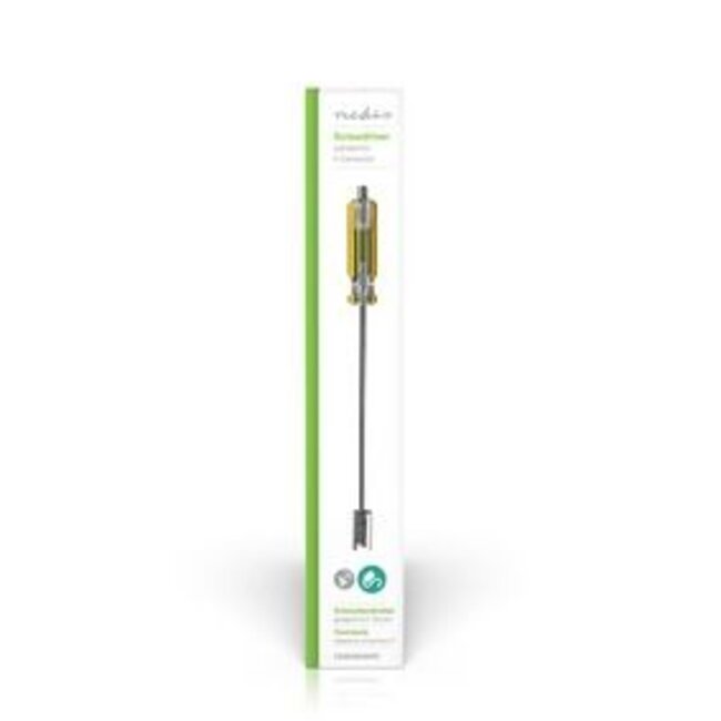 Antennekabel Installatiegereedschap | Screw Driver | Geel / Transparant | ABS
