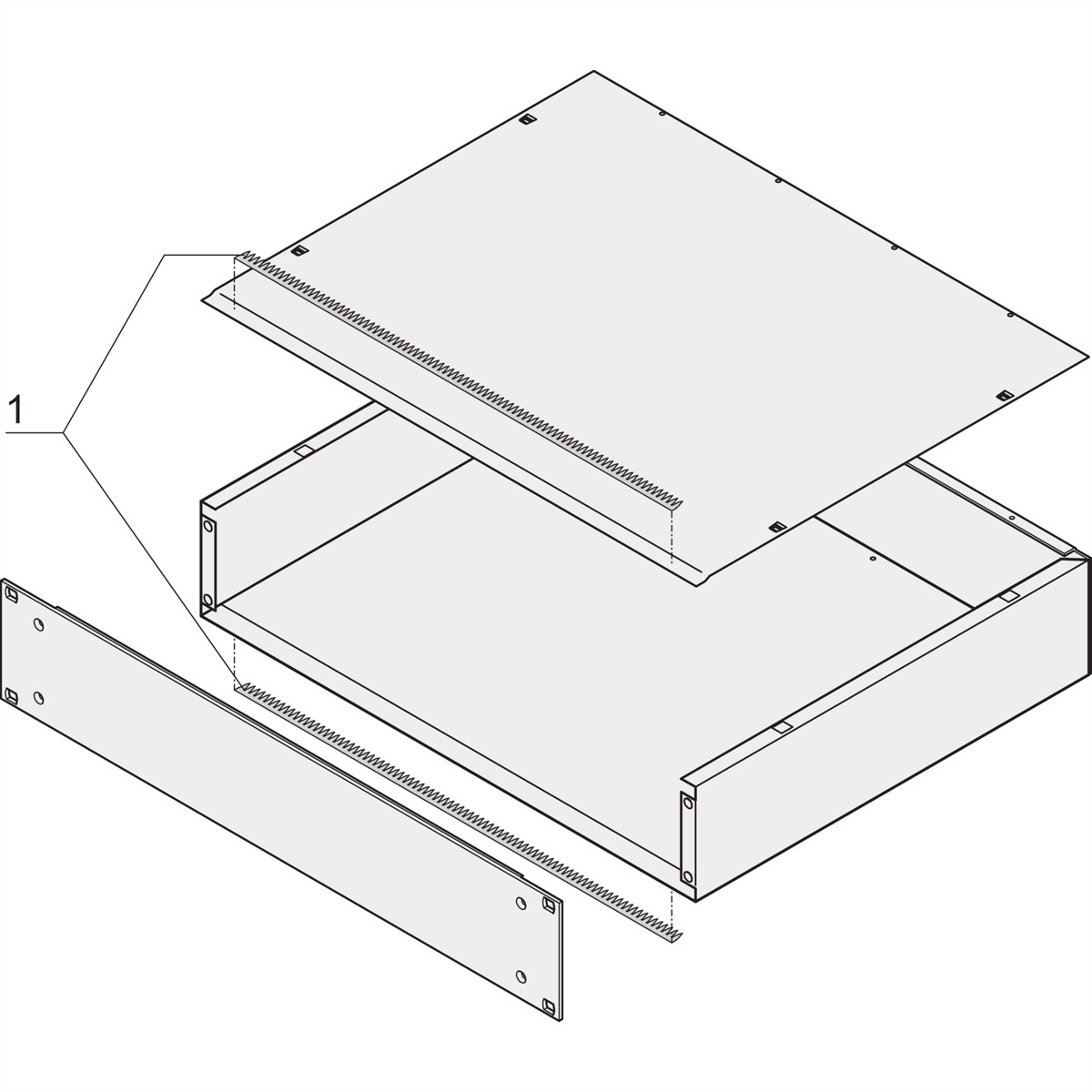 Schroff 20860130 EMC-verzegeling 2 stuk(s)