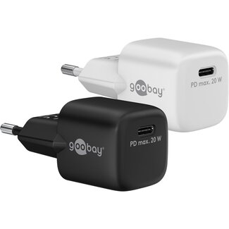 Goobay Goobay USB-C™ PD GaN Fast Charger Nano (20 W) white