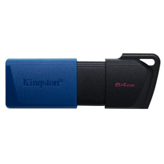 KINGSTON TECHNOLOGY Kingston Technology DataTraveler Exodia M 64 GB, USB 3.2 Gen 1 (zwart + blauw) - 2 stuks