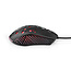 Gaming Muis | Bedraad | 800 / 1200 / 2400 / 3200 / 4800 / 7200 dpi | Instelbare DPI | Aantal knoppen: 7 | Programmeerbare knoppen | Rechtshandig | 1.50 m | RGB