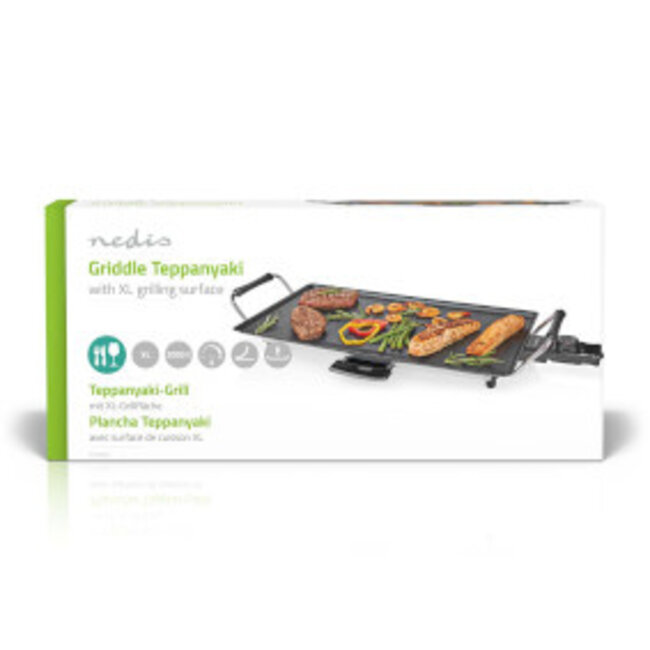 Teppanyaki Tafelgrill | Bakoppervlak (l x b): 47.5 x 26.5 cm | 5 Warmte Standen